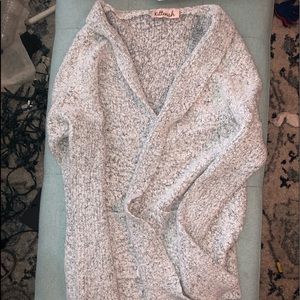 KITTENISH gray shawl cardigan